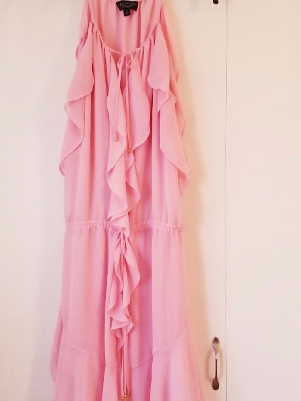 Laundry By Shelli Segal Light Pink Ruffled Girls' Dress